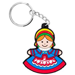 Folkstar - RUBBER KEYCHAIN - KUYAVIAN GIRL /16027/ 5901845115193