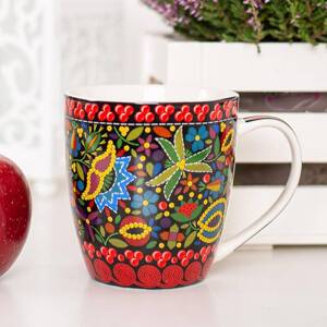 Folkstar -'STEFANIA' MUG in a decorative box - CRACOW PATTERN 460 ml / 23192/ 5901845131018